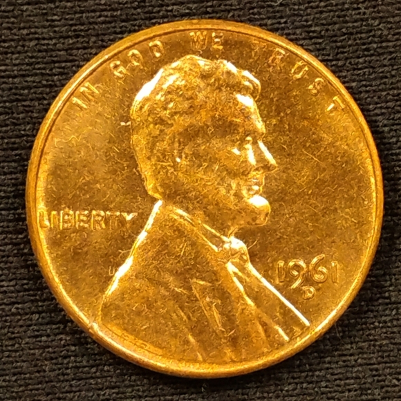 🔥1961 D Over Horizontal D Lincoln Penny,🔥 In Excellent Condition!!!💯 - Picture 3 of 8